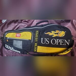 Wilson US Open Black and Yellow Men's Bag